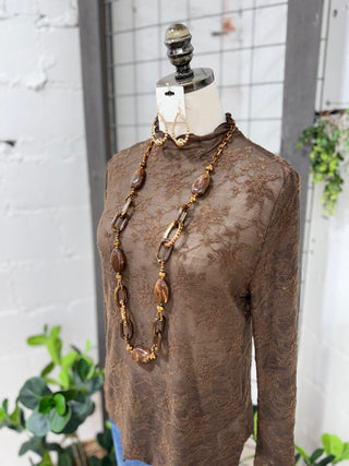 Straight Laced Natural Shirts & Tops Umgee