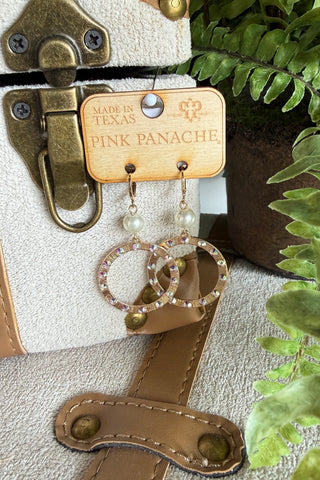 Dothan Earrings Gold by Pink Panache