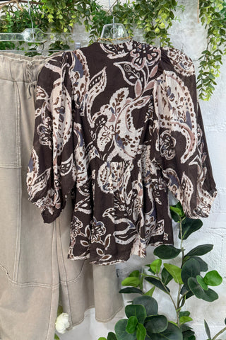 Coosa Top Brown by Umgee