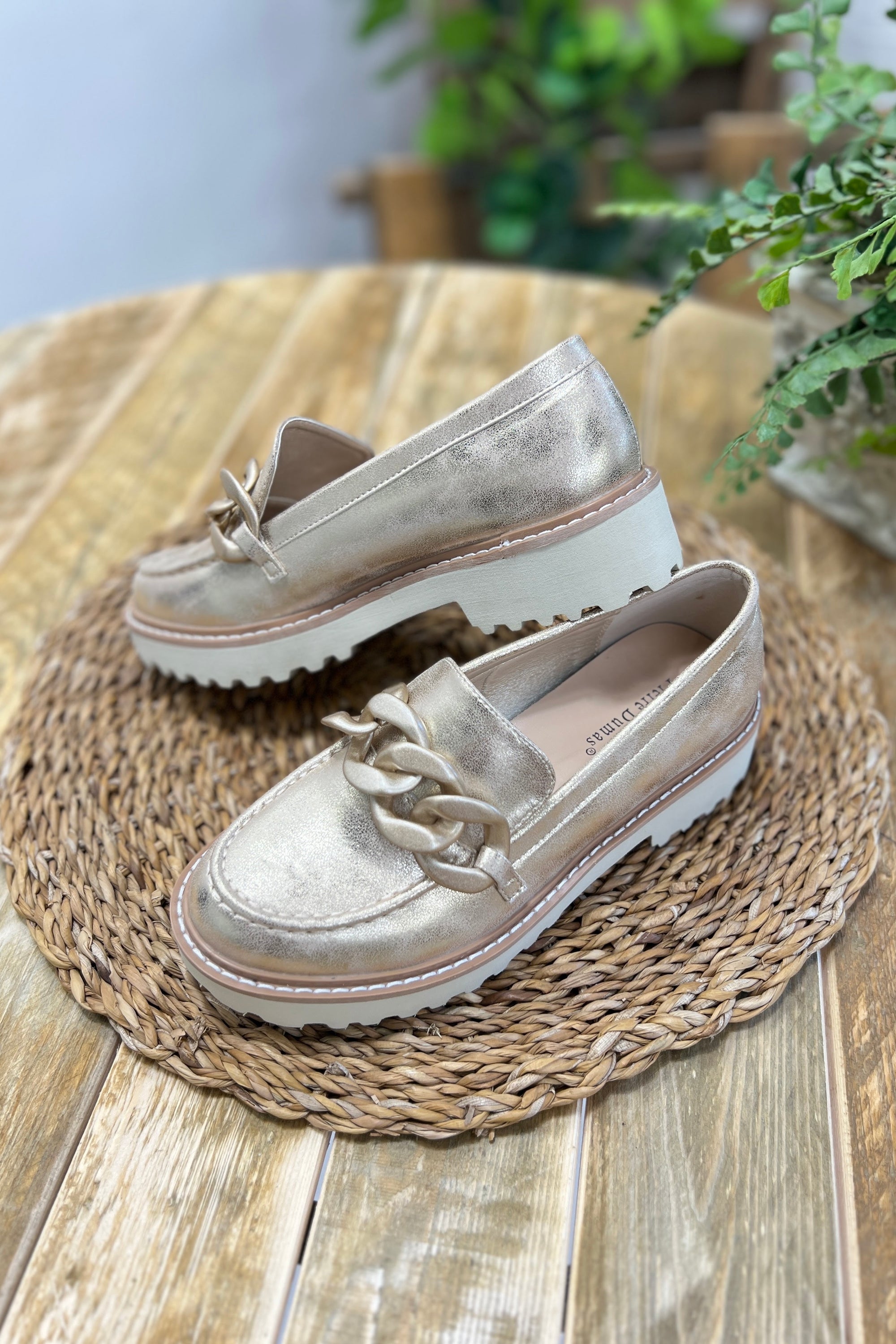 Mora Metallic Loafers