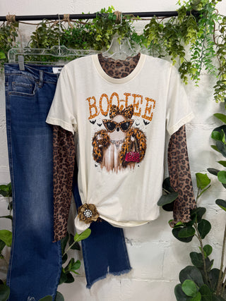 Boojee Ghost Tee Natural T Shirt The Crystal Ranch