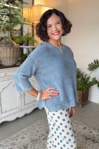 Janie Sweater Cabernet Sweater Zenana