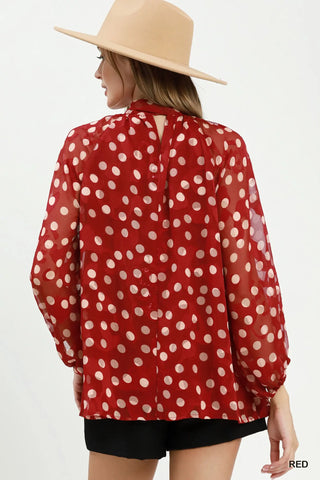 Soft Spot Top Red by Umgee Shirts & Tops Umgee