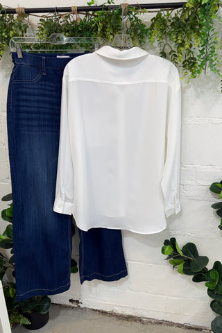 Hey Lady Top Off White by Jodifl