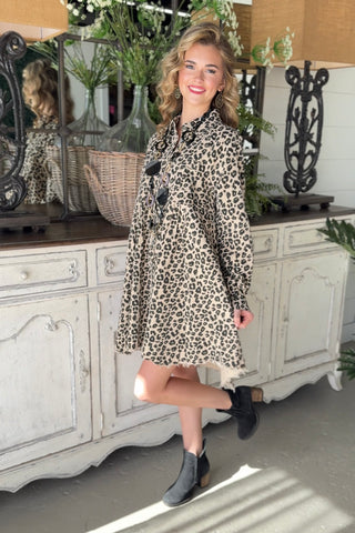 Bayley Dress Oatmeal Dresses Bibi