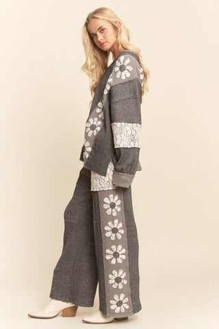 Petal Pusher Pants Charcoal/Mocha Pants Davi & Dani