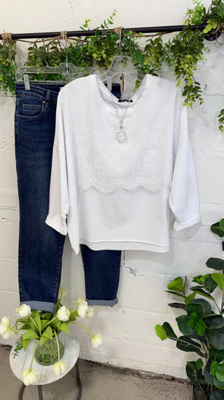 Darby Top White