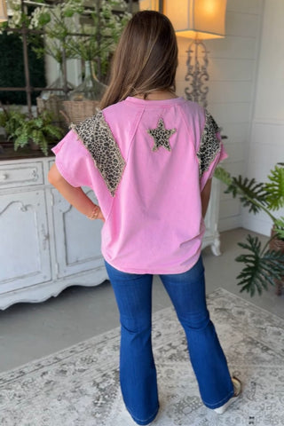 Star of the Jungle Top Pink Shirts & Tops Sage+Fig