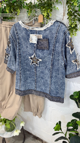 Annabeth Top Denim by POL