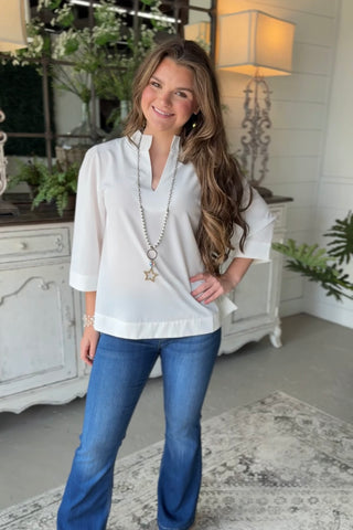 Devon Top Off White by Jodifl Shirts & Tops Jodifl