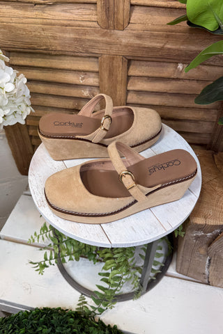 Me Time Wedge Camel by Corky’s