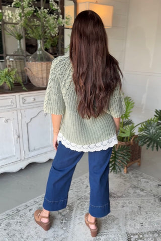 Trinka Sweater Juniper by Easel