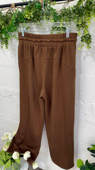 Easy Going Pants Coco Brown by Umgee