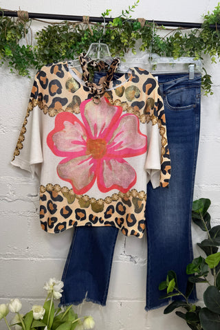 Mix It Up Sweater Leopard Sweater OHLALA