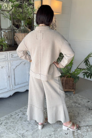 Charleston Top Lt Mocha by Easel Shirts & Tops Easel