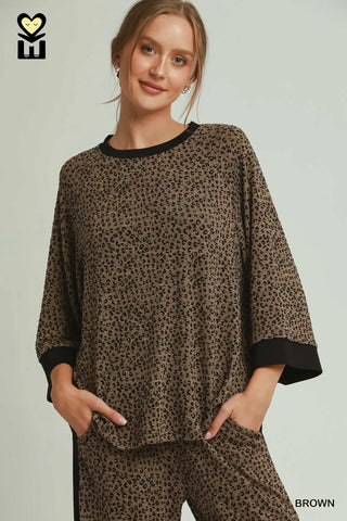 Trouble Top Brown by Umgee