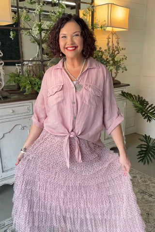 Just Show Off Pink Shirts & Tops Sole Luna