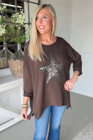 Milani Star Dark Chocolate Shirts & Tops Prospero