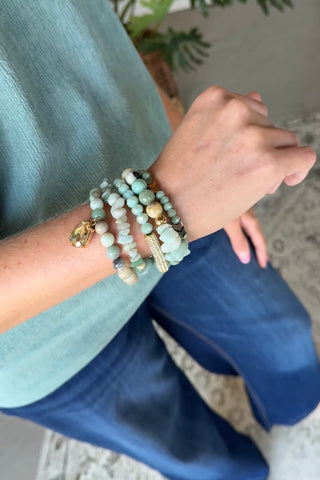 Mint to Be Bracelet Set by Pink Panache Bracelets Pink Panache