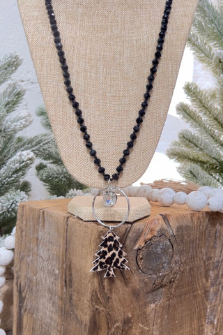 Wild Christmas Necklace Silver/Clear Necklaces BFF