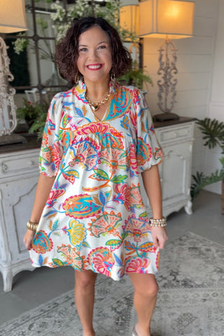 Sweet and Sassy Dress Cream by Umgee limited stock Dresses Umgee