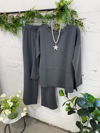 Next Level Pant Set Charcoal