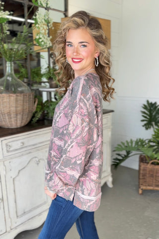 Annie Sweatshirt Camo Sweatshirt J Her