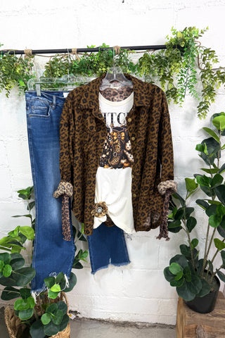 Gianna Top Leopard Shirts & Tops Urban Daizy