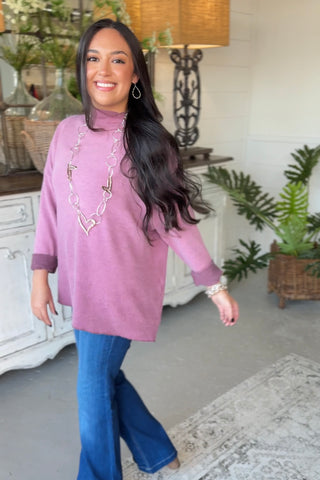 Christy Mauve sweater MuMu/JY
