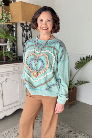 Special Love Mint Sweatshirt Oli & Hali