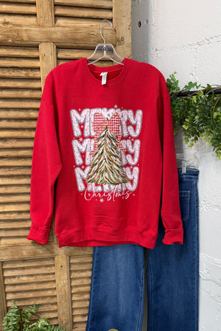 Merry Merry Christmas Sweatshirt Southern Attitude Designs Wholesale
