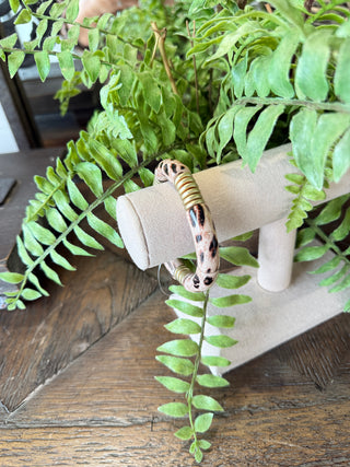 Alluring Bracelet Taupe Leopard Bracelets Avenue T