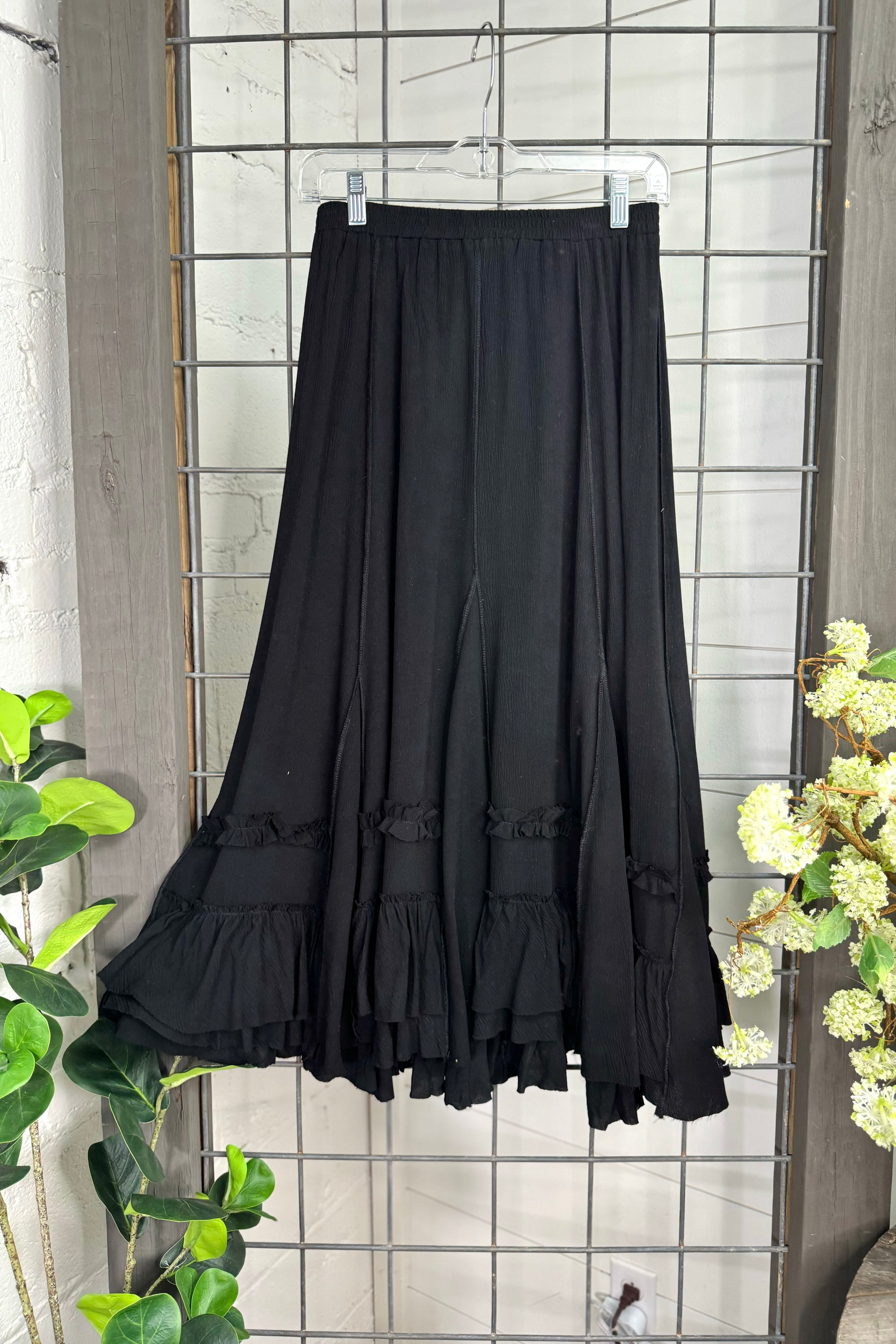 Azalia Skirt  Umgee S Black 