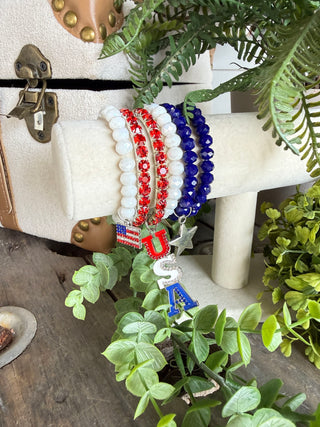 Unshakable USA Bracelet Set Bracelets Accessories To Go
