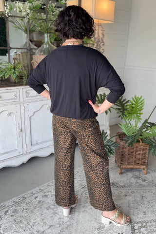 Jungle Jane Pants Brown by Umgee
