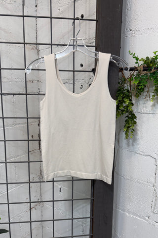 Hey Doll Tank Sand Beige Tank Top Zenana