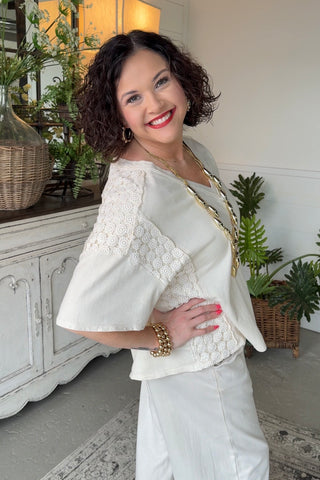 Donovan Top Natural by J Her Shirts & Tops J Her