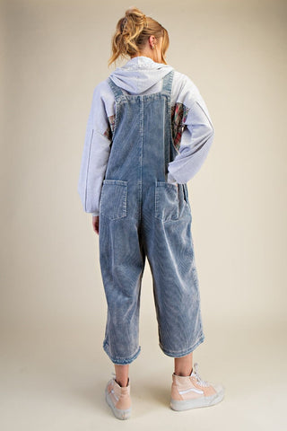 Flower Patch Overalls Denim Overalls Easel