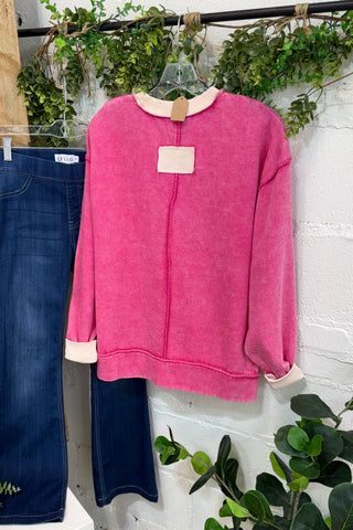 Playful Top Hot Pink