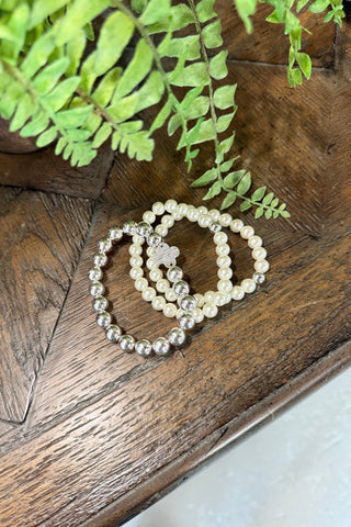 Virtuous Bracelets Silver Pearl Bracelets Whats Hot Jewelry