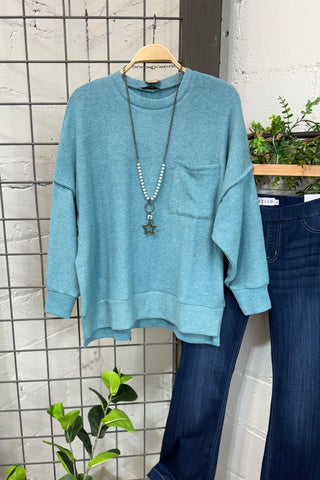 Weekend Vibes Dusty Teal Zenana