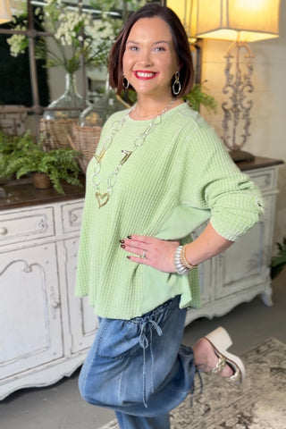 Kimi Key Lime by Easel Shirts & Tops Easel