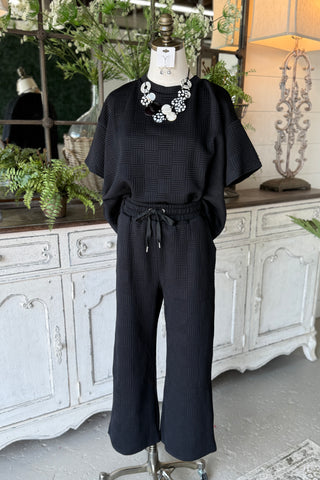 Sheila Pant Set Black
