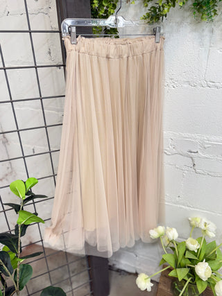 Trixie Skirt Beige Skirt YOLLY