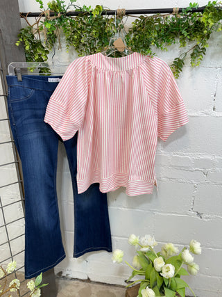 Ingram Top Pink by Entro Shirts & Tops Entro