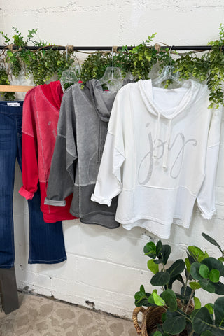 Bling Joy Charcoal Shirts & Tops GI Studio