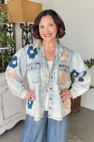 Petunia Jacket Denim Jacket Pol Clothing