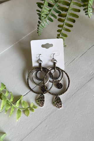 Twiddle Earrings Mixed Metal