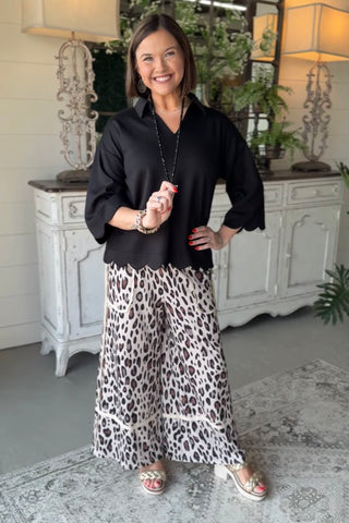 Game Changer Pants Leopard Pants Disco
