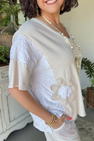 Tootles Top Natural Shirts & Tops J Her